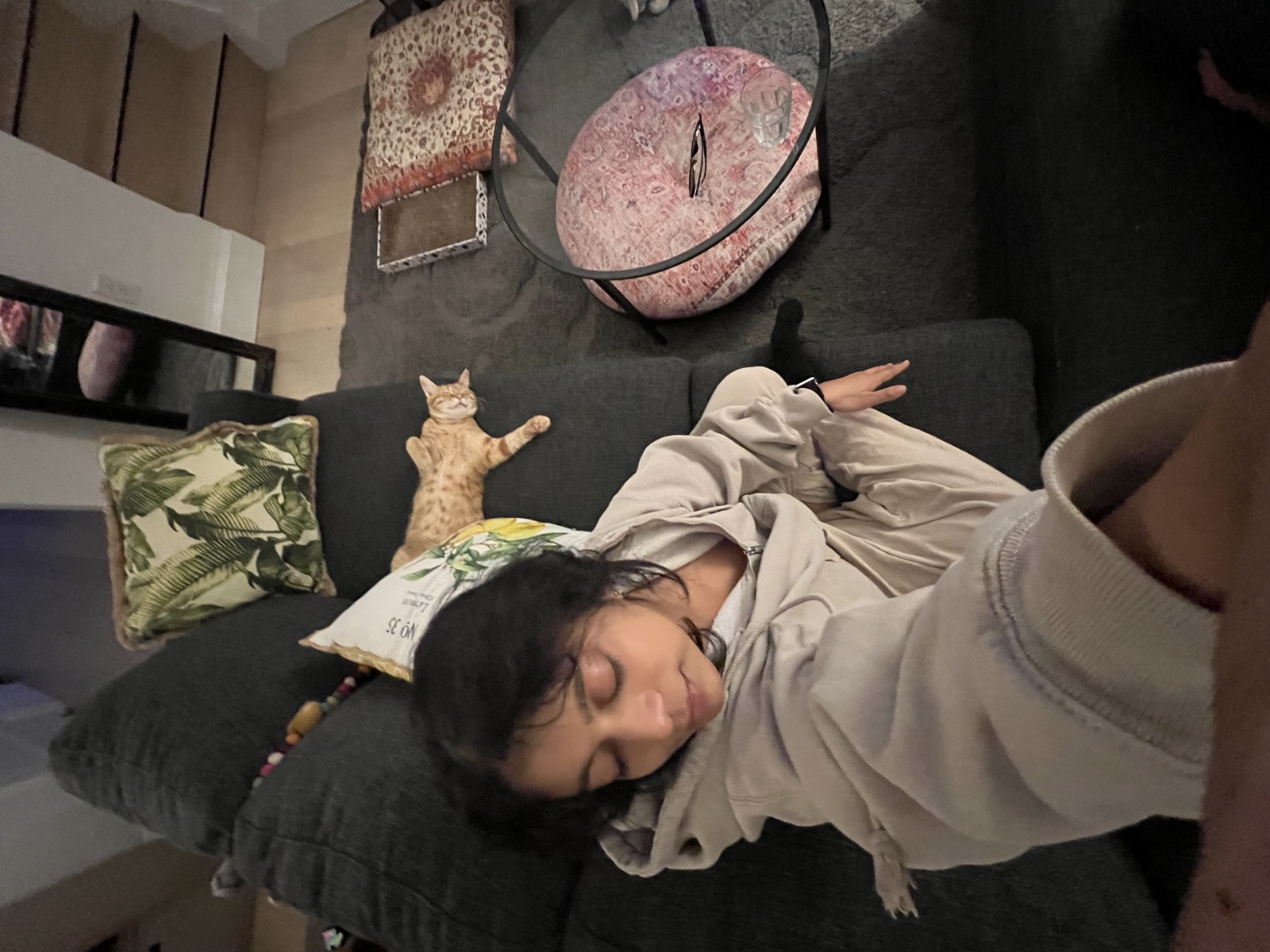 Couch cuddles with Sebastian