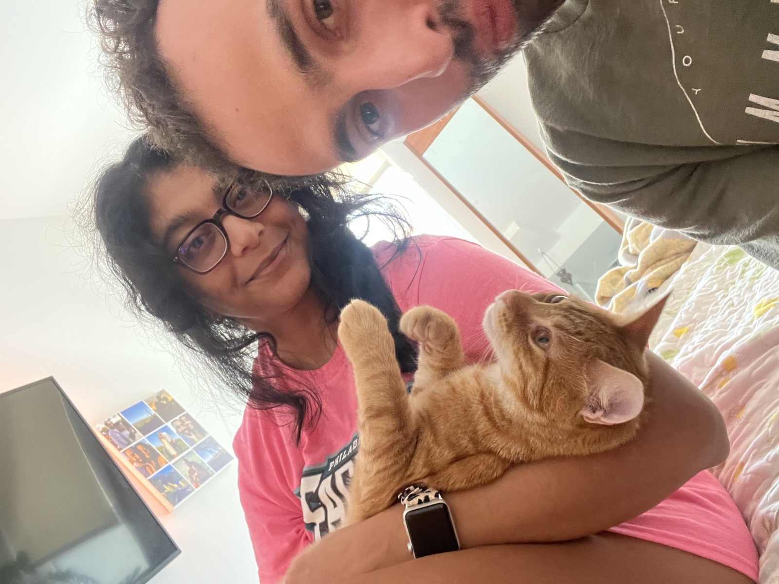 Family selfie with Sebastian