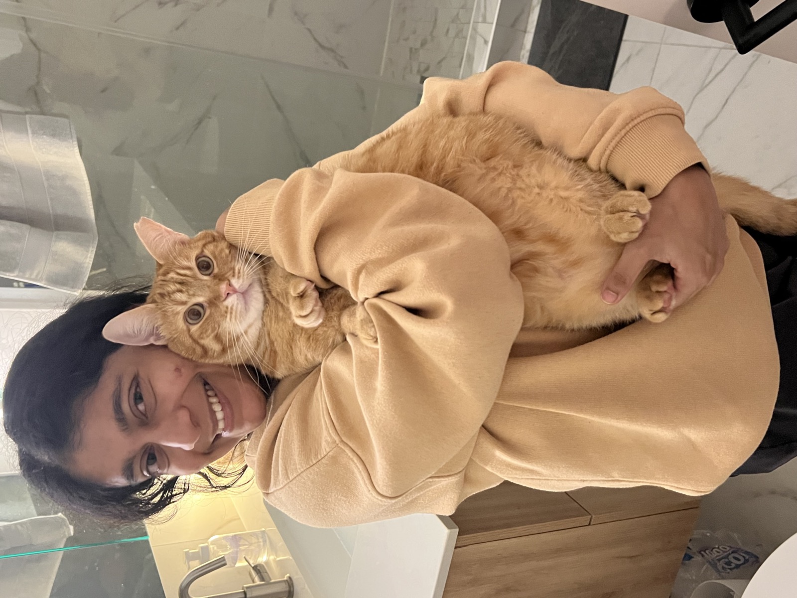 Matching sweater cuddles